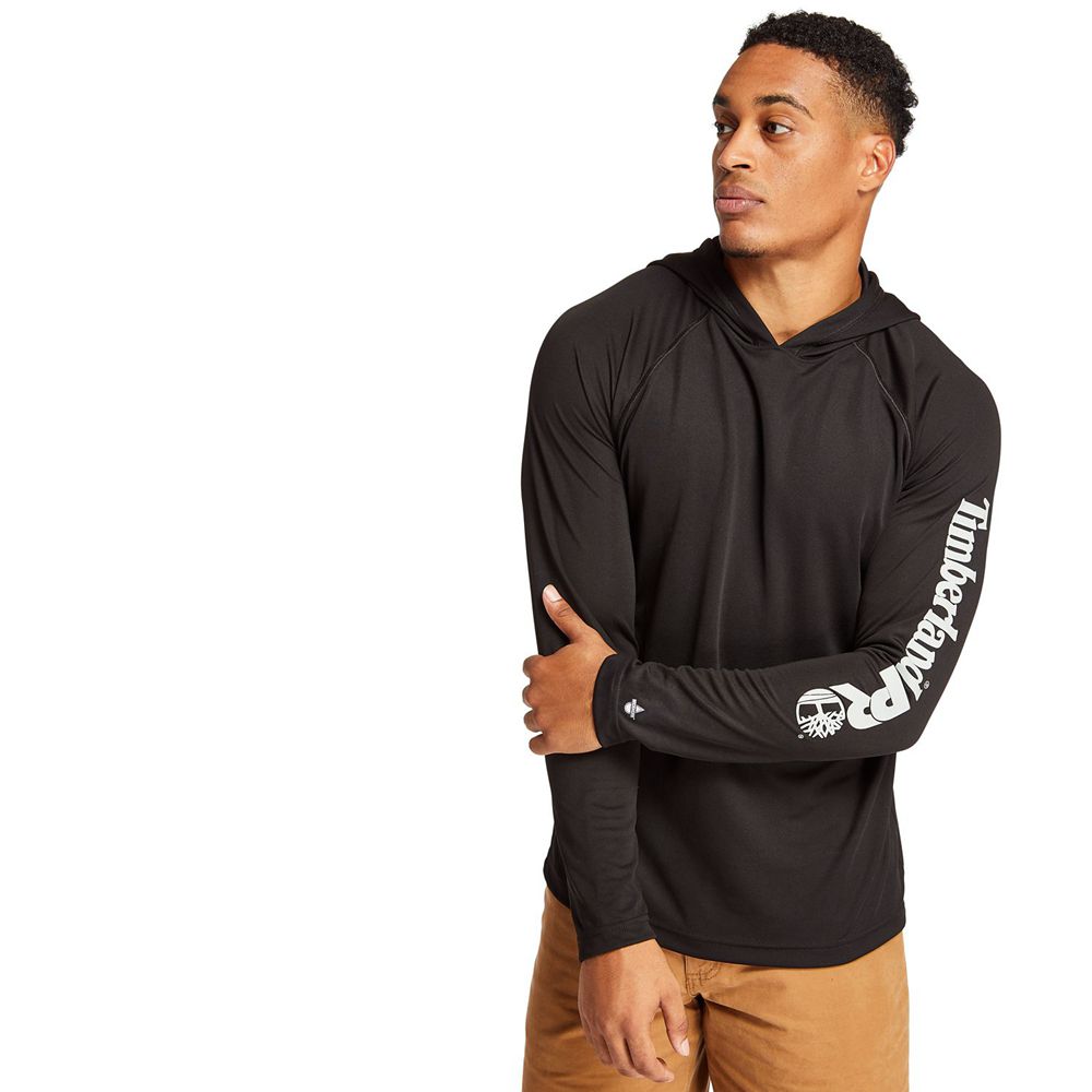 Sudadera Timberland Hombre Pro® Wicking Good Hoodie Negras - Chile BPW-354876